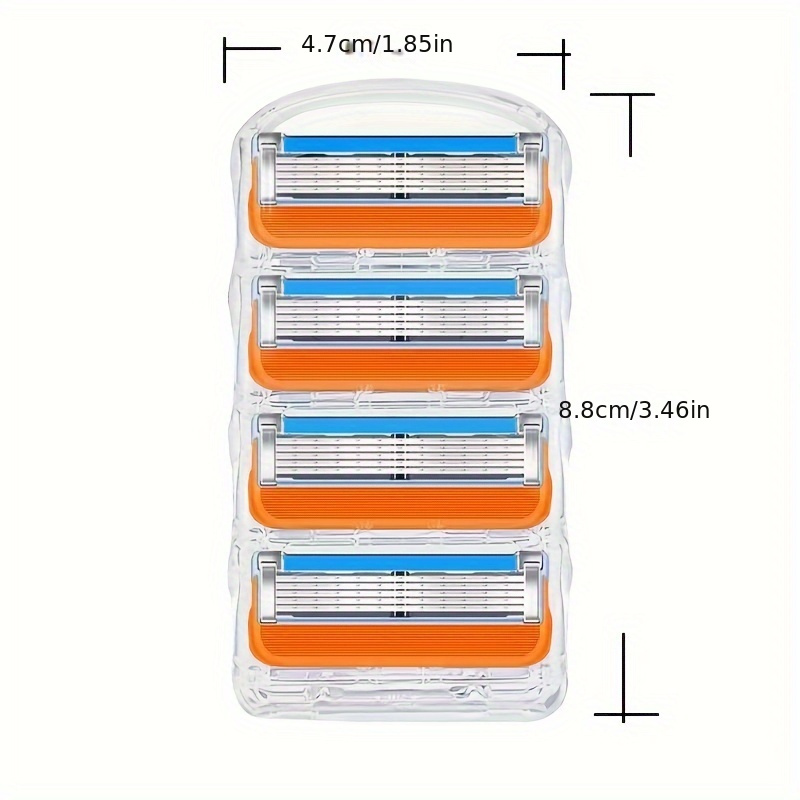 4/8 PCS Manual Razor For Men Five Layers Blade Wit... – Vicedeal