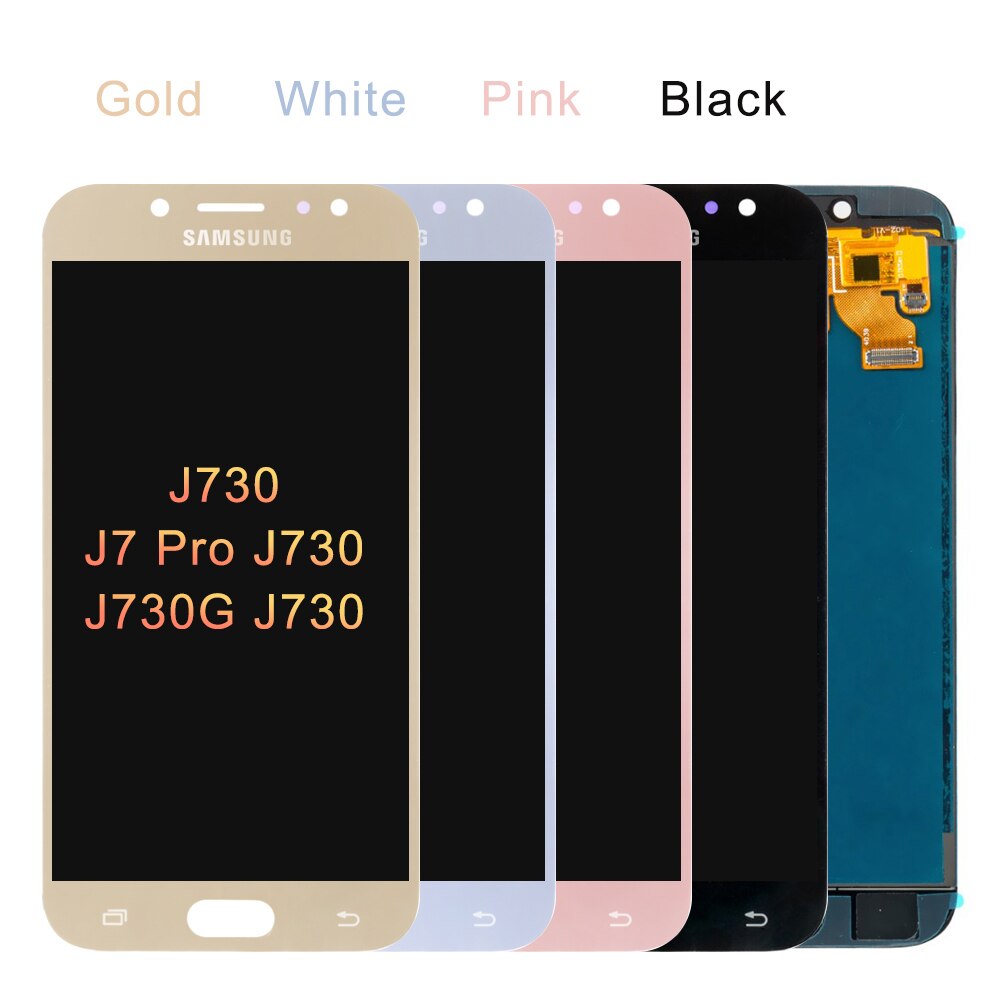 Können Einstellen Helligkeit J700 LCD J710 Digitizer Für Samsung GALAXY J7 Pro Display Touchscreen Digitizer J730 LCD Montage