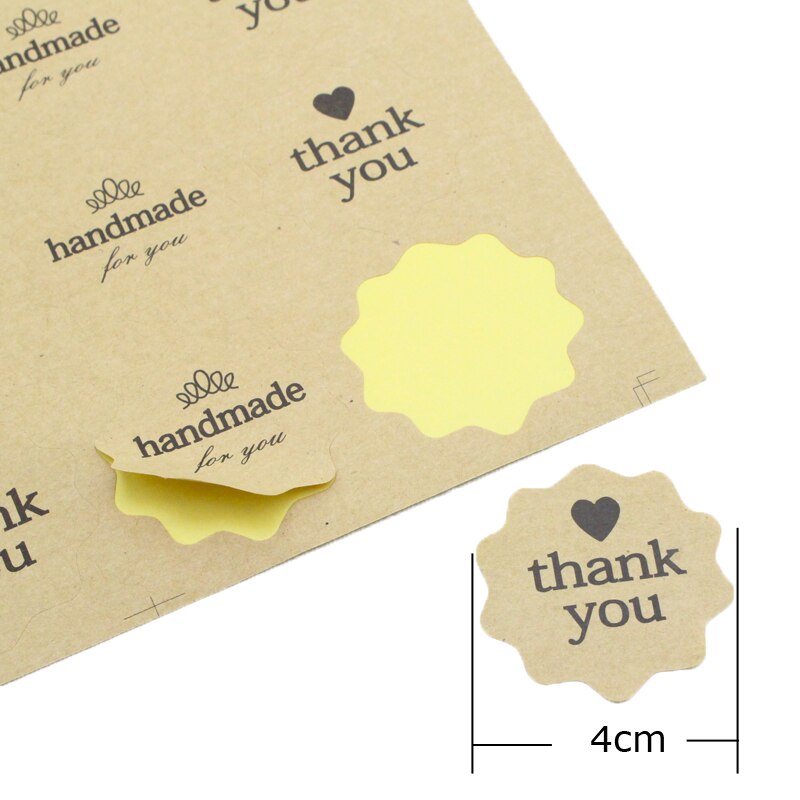 ! lucia crafts multi option seal sticker papieren label taartverpakking verpakkingslabel  i0429