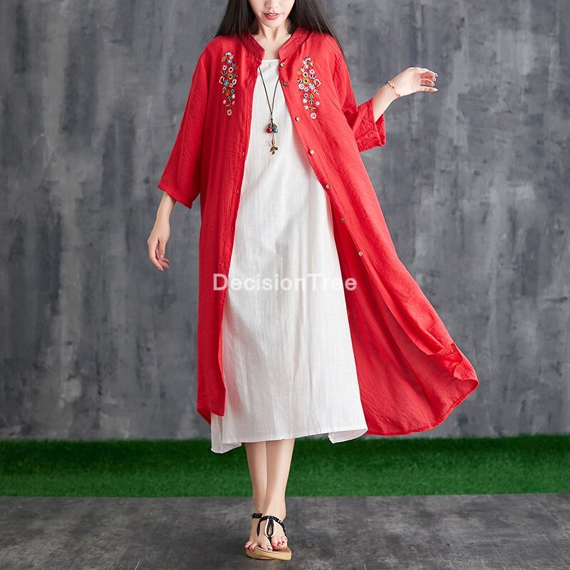 Ropa tradicional china para mujer, traje clásico tang, camisas qipao, cárdigan de kimono chino para étnica vintage hanfu,: color1 / L