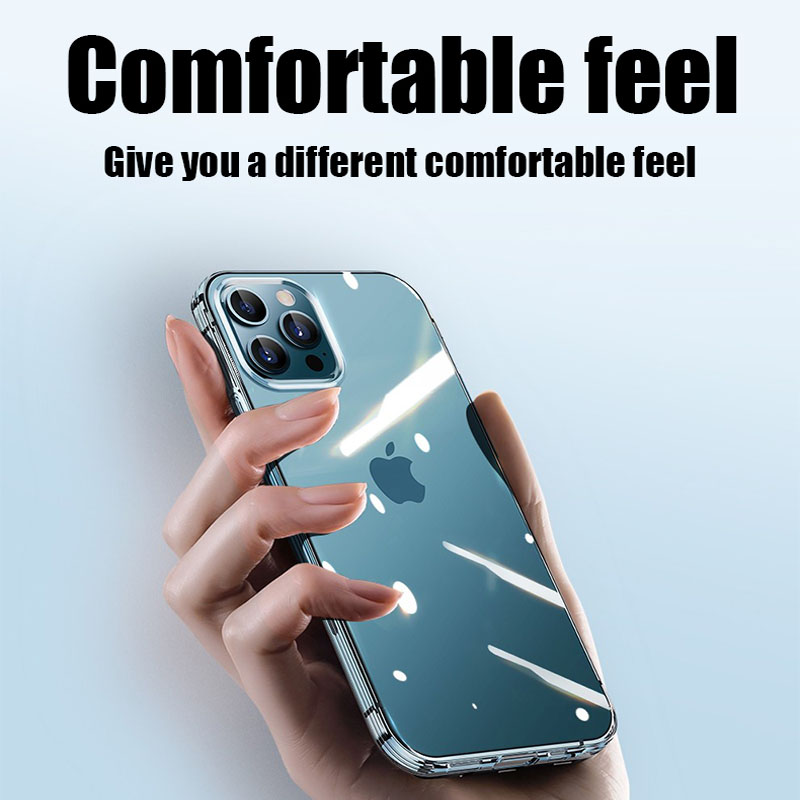 Ultra fino claro caso de telefone para iphone 11 12 13 14 15 16 pro max plus 13 mini x xr xs 16e silicone macio transparente capa traseira