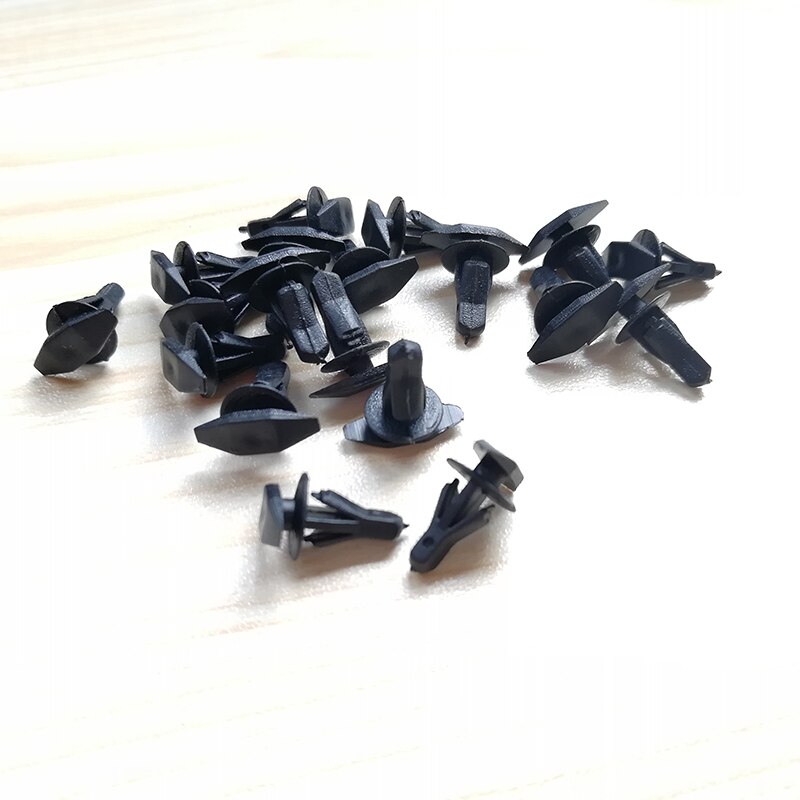 Clips de tira de sellado para coche, sujetadores fijos de plástico, remaches para puertas y ventanas, accesorios universales, 50 Uds.