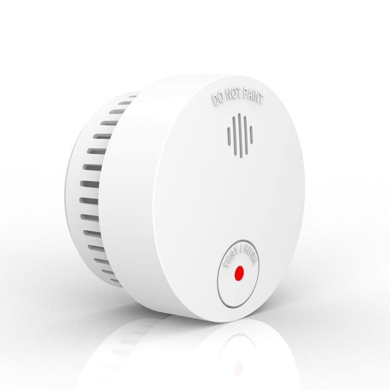 Wireless Infrared Smoke Alarm Detector Voice Warn Sensor Home Security Protection Fire Alarm High Sensitive Built-in Battery: Default Title