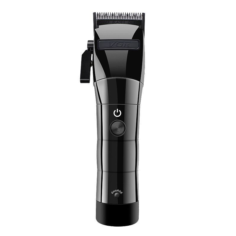 men zero-gappedbarbershop Cordless Digital Hair Trimmer Rechargeable hair clipper close-cutting 0mm t-blade baldheaded outliner: US Plug