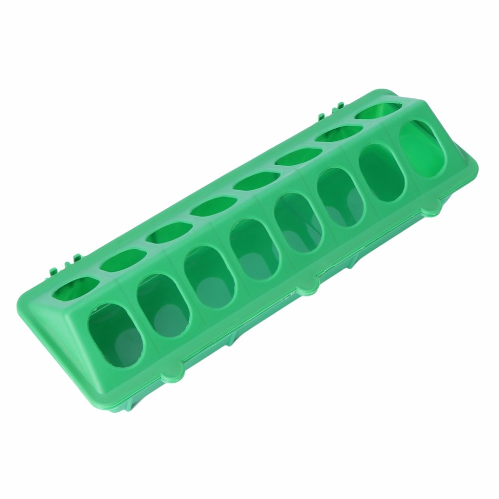1pc Plastic Flip-Top Bird Poultry Feeder Trough Feeding Chicken Animal Farming Tool Case farm animal Feeder Supplies