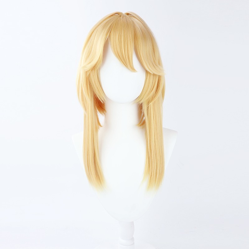 Game Guilty Gear Bridget Cosplay Wig Heat Resistant Hair for Halloween Short Hair Christmas Carnival Costume Wigs + Wig Cap