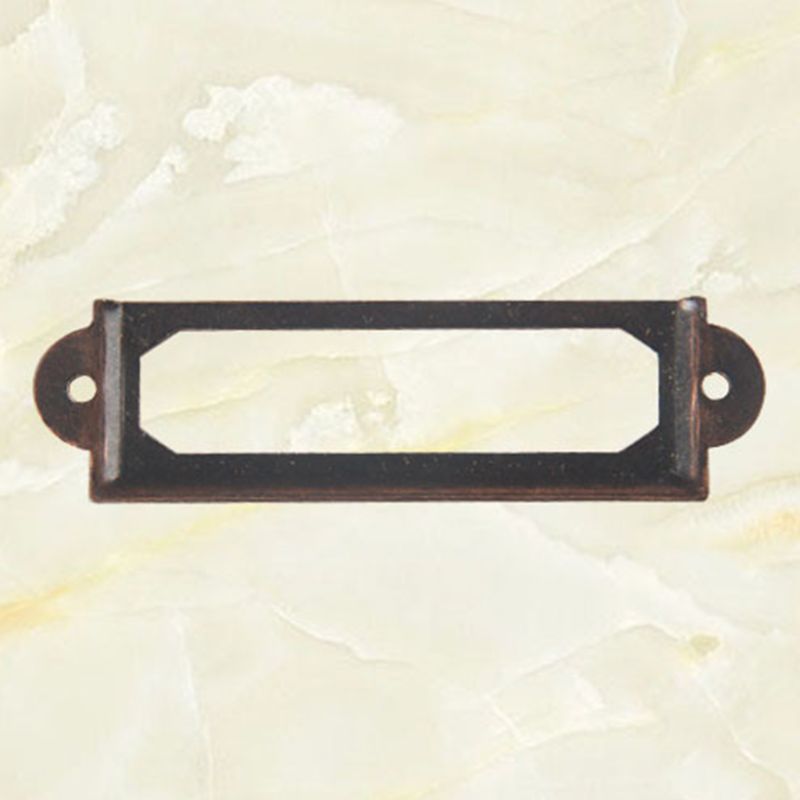 50 Pack Office Library File Drawer Cabinet Card Tag Label Holder Metal Frame