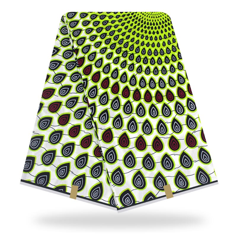 Colorful Real African Wax veritable African Fabric Wax Prints 100% Cotton for Dress 6yards Y200514-3