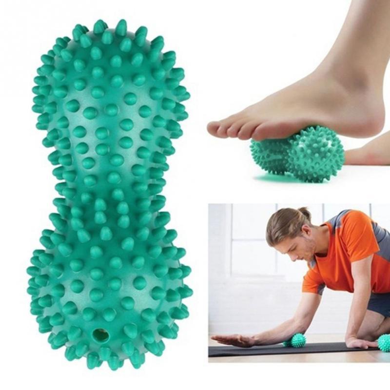 Jordnøddeform massagebold fitness sport træning kropsstress pvc fod spids muskel massage bold hånd spids fysioterapi bold
