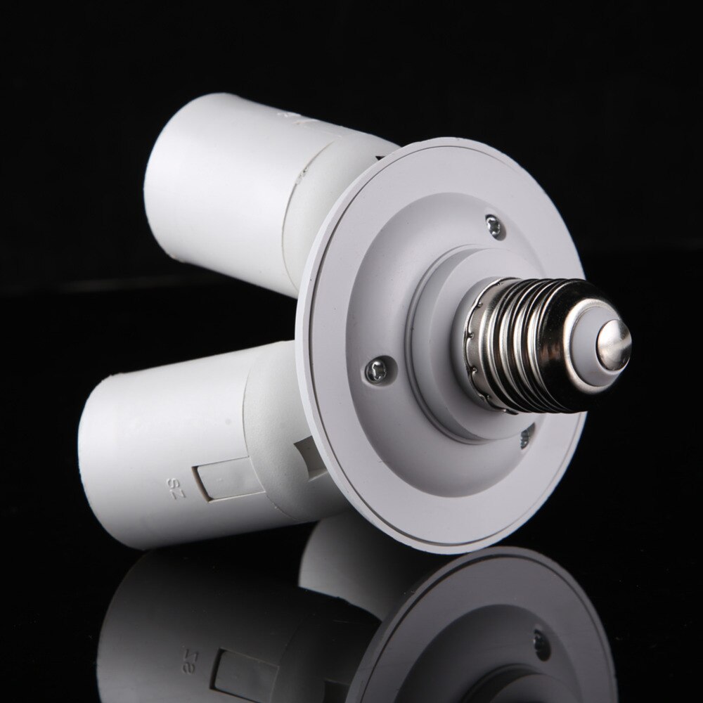 E27 Lampeholder adapter 3 i 1 / 4 i 1 - splitter til Softboks - 110V-240V