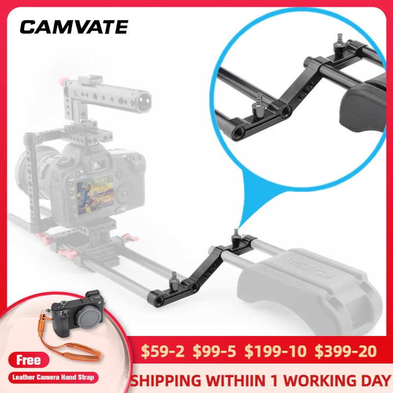 Camtree CH-BMUM-C Ursa Mini Shoulder Mount Avec Rail Rods Et Rosette Arm - Confort Professionnel