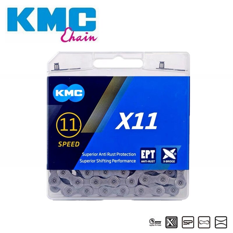Kmc Originele X11 Kettingen 118 Links Cyclus Derailleur Chain 11 Speed Mountain Mtb Road Fiets Ketting