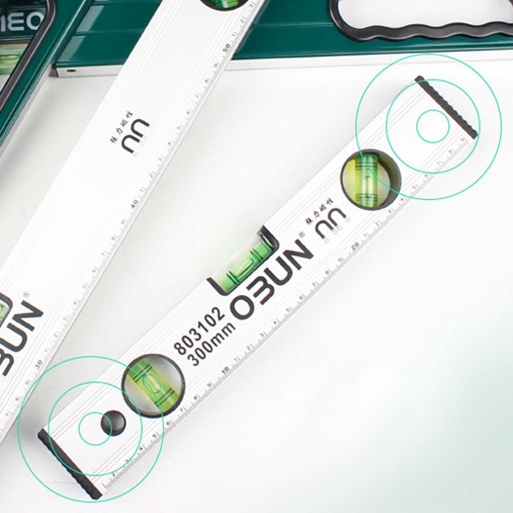 OBUN Precision aluminum alloy water level indicator digital scale horizontal length measurement capability With magnetism