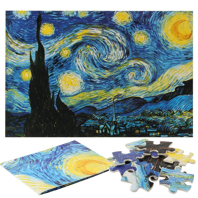 Starry Night Puzzel 1000 Stuk Puzzels Voor Volwassenen: Starry Sky