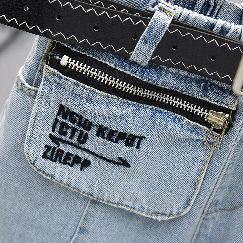 Sommer børn shorts denim jean bomuldsshorts til drenge piger mærke shorts småbørn børn korte sportsbukser babytøj 2-7y