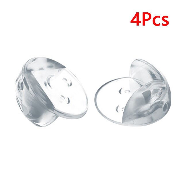 Cartoon Baby Safety Silicone Corner Edge Protector Baby Anticollision Table Corner Edge Cover Furniture Corner Protection Guards: 4Pcs