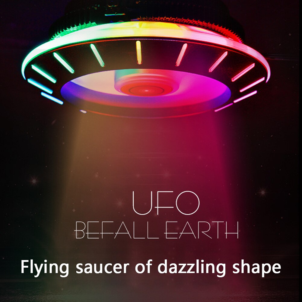 Computer Water Cooling System Waterblock UFO X120 3PIN Quiet CPU Fan Radiator for Desktop Lighting Mute Cooling System