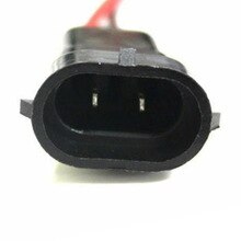 PVC Harness Nylon Wiring Plugs Pre-wired 2pcs Headlights Fog Lights Extension Connector Wire Sockets