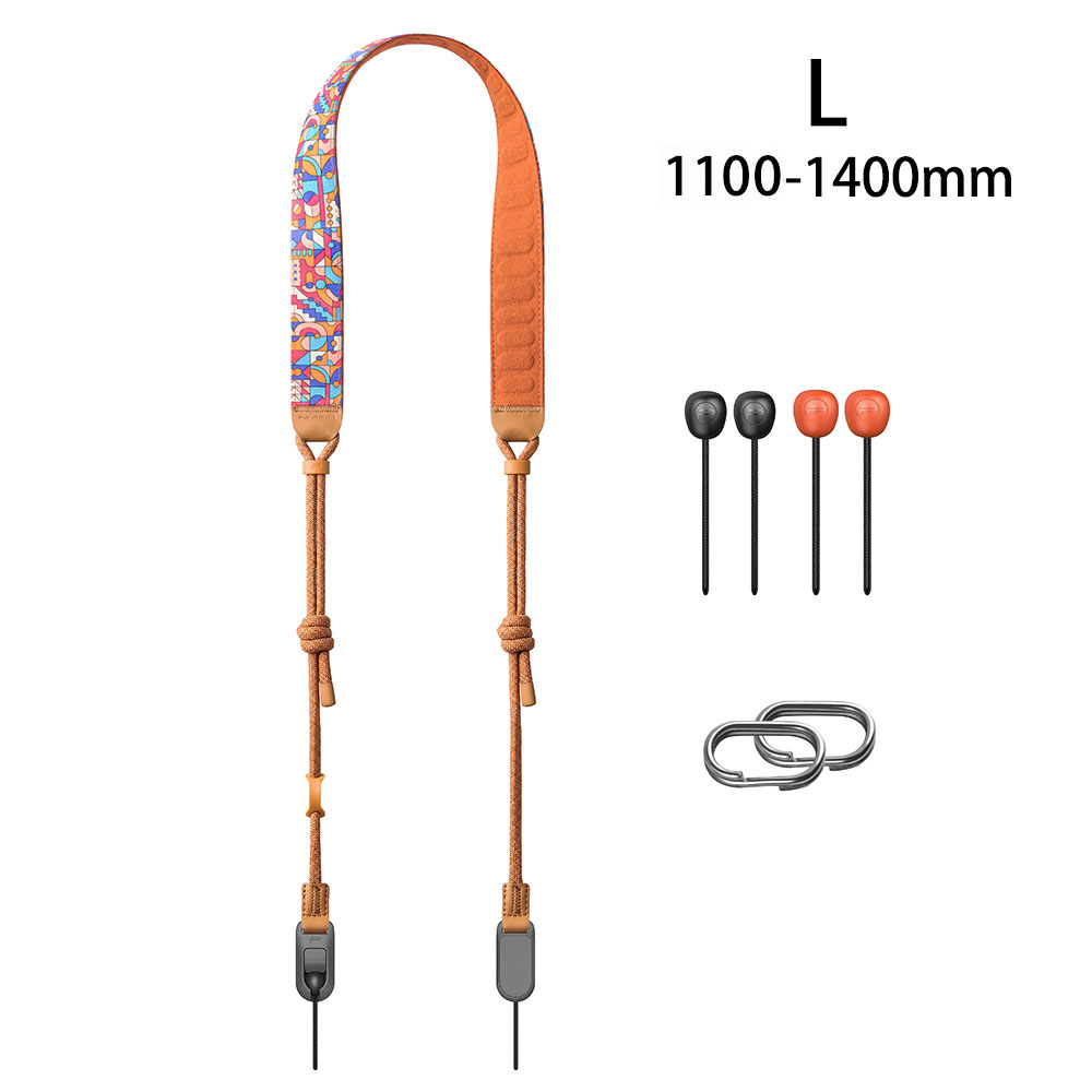 PGYTECH Correa para el hombro para cámara Air Versión básica Versión artística Longitud 950-1400 mm con cuentas rápidas y adaptadores de correa Para cámaras compactas y cámaras sin espejo: Gris