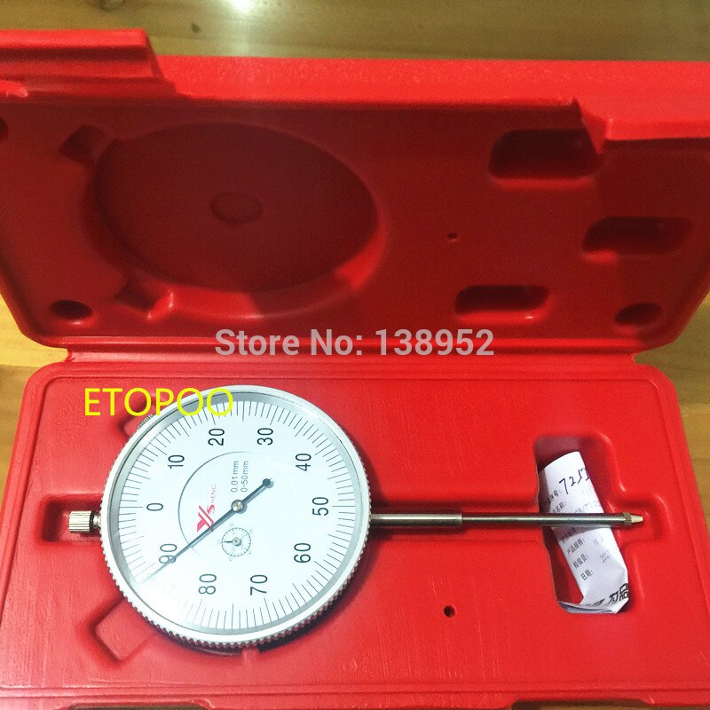 50mm Metric Dial Indicator dial indicator gauge 0-50mm Measuring Tool