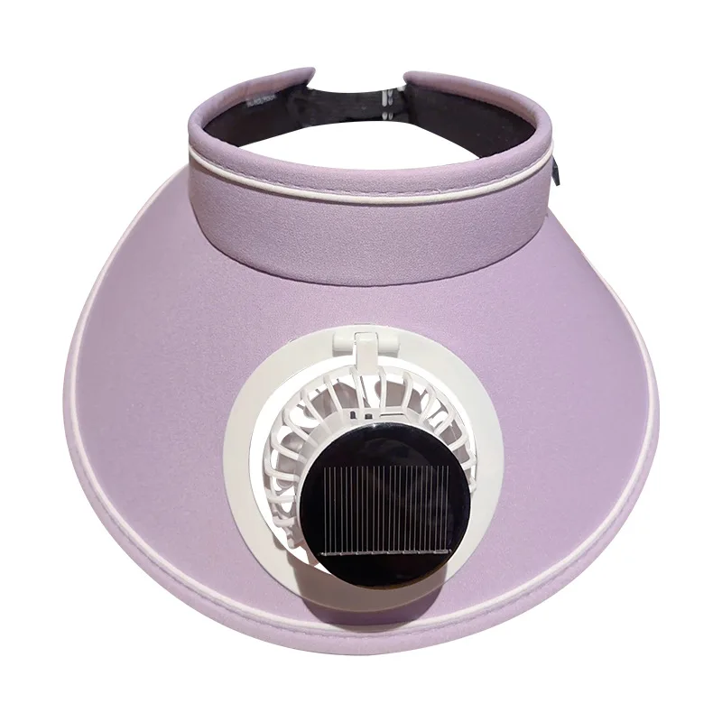 Sonnenhut für Männer und Frauen mit Ventilator, draussen-Visierhut mit Solar--/USB-betriebenem Ventilator, UV-Schutz, breite Krempe, Kühlhut, Camping-Sonnenkappe