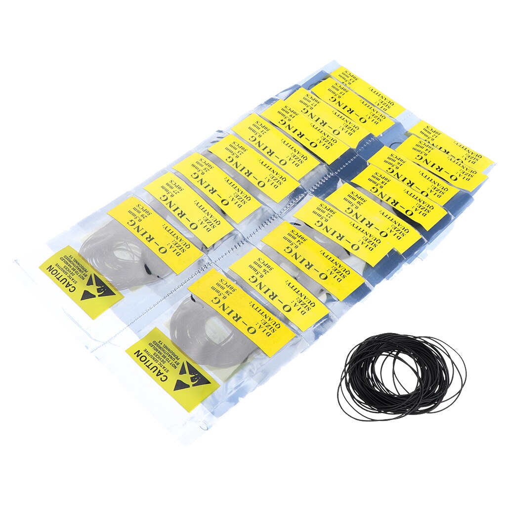 950 stk 12-30mm pakning gummipakningsskiver pakninger erstatter o-ringene klokke