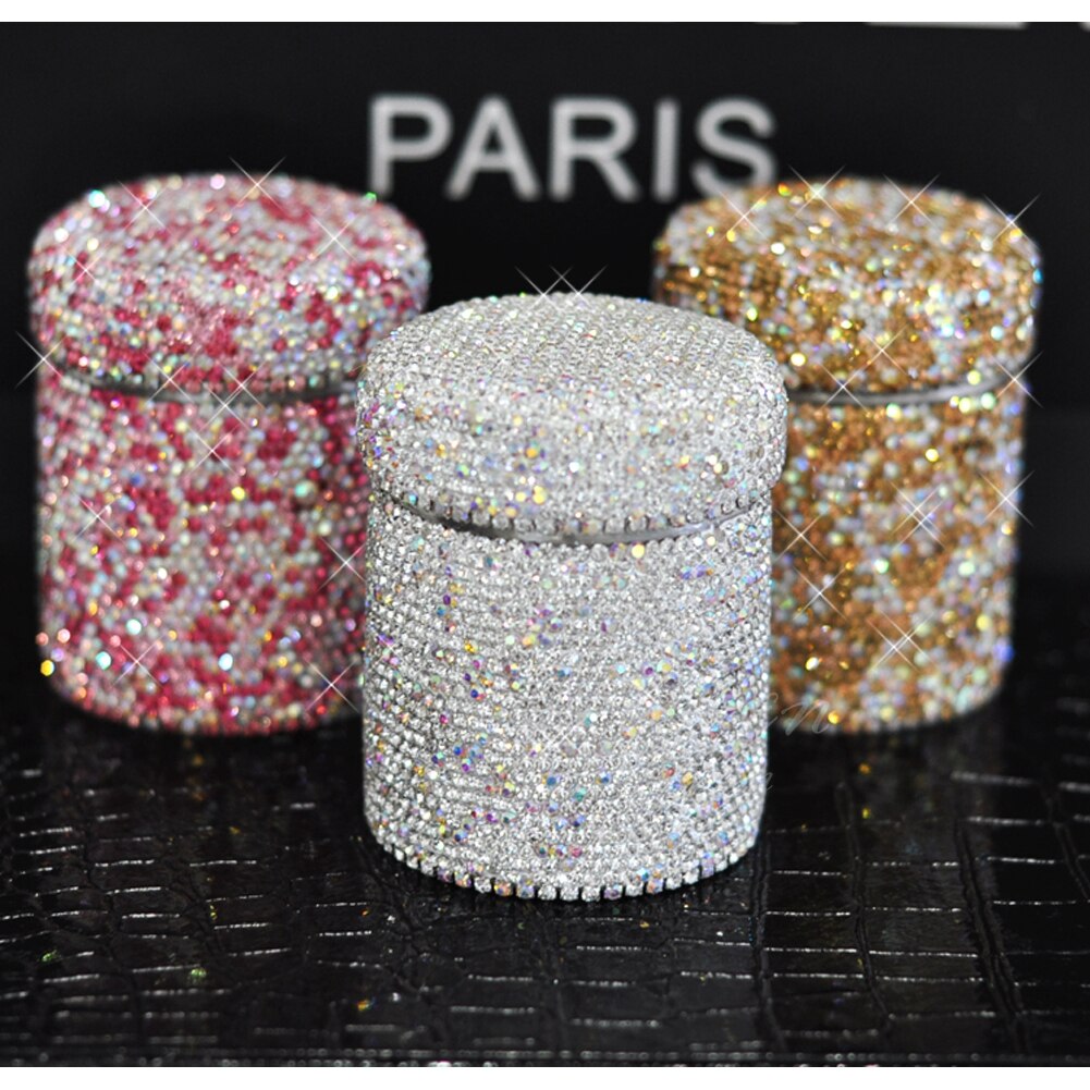 Bling strass bilförvaring städlåda dörrförvaring fathållare & hemrum hotellkontorsbord sminklåda