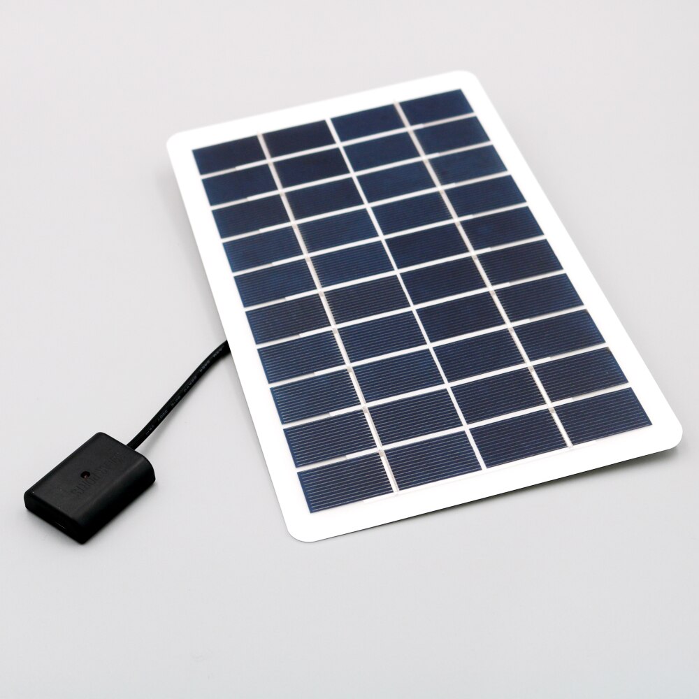 Panneau solaire Portable 5W 7.5W 5V, système d&#39;alimentation, pour téléphone iphone 11 12 Xiaomi Samsung Huawei X XS
