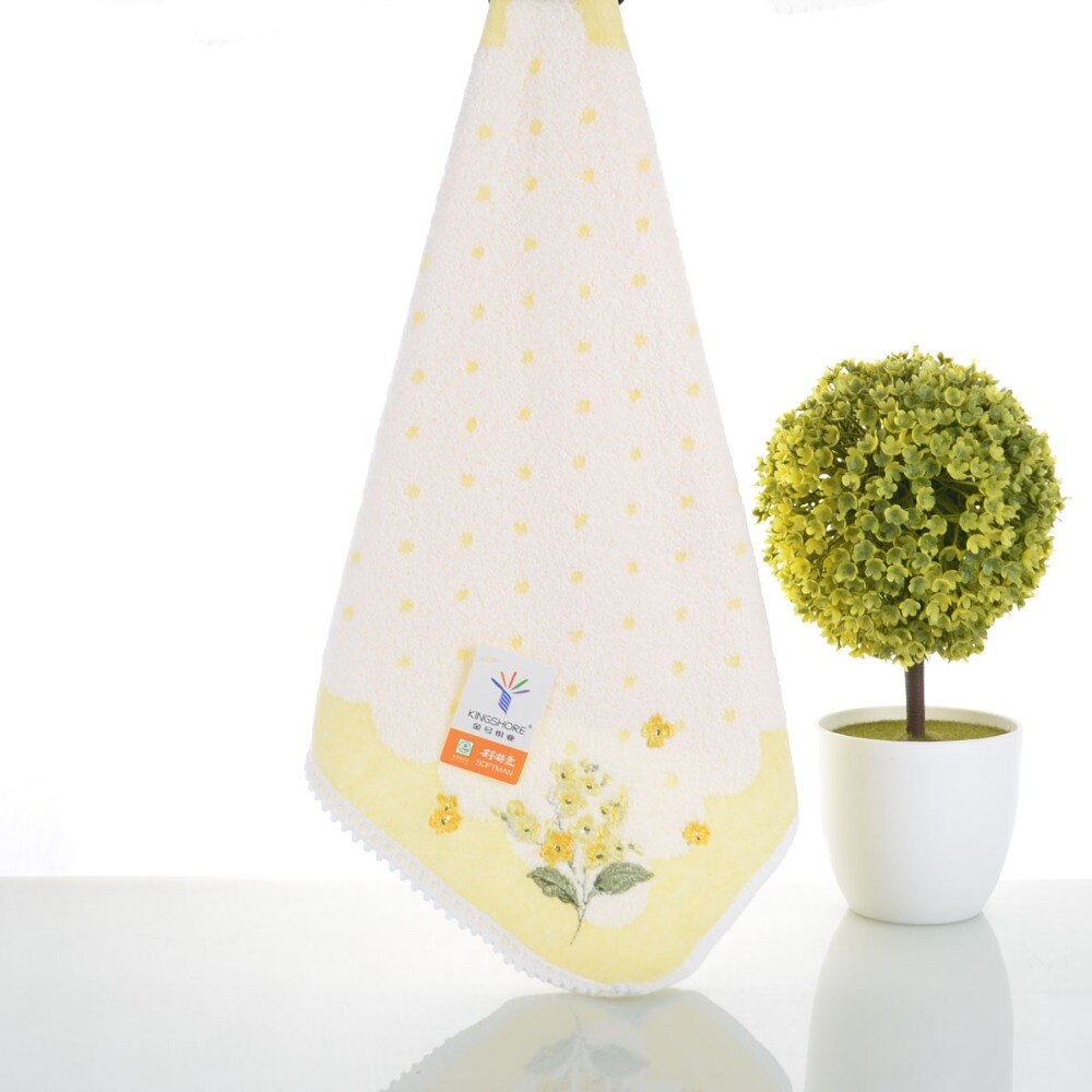 100% Puur Katoenen Handdoek Geborduurd Twijnloze Cut Stapel Katoenen Handdoek Zakdoek Baby Handdoek Te Vegen Hand Draagbare Voor Reizen