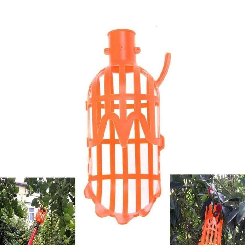 Fruit Collector Plastic High-altitude Fruit Catcher Basket Farm Garden Picking Hand Picker Tools Fruit Picker Harvester