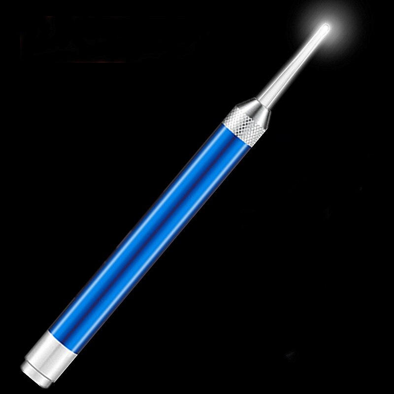Tragbare Ohr Reinigung Lupe Für Taschenlampe Earpick Ohr Reiniger Ohrenschmalz Entfernung Werkzeuge Ohr Pflege Zubehör Ohr Reinigung Werkzeug Heißer: Bule-Earpick