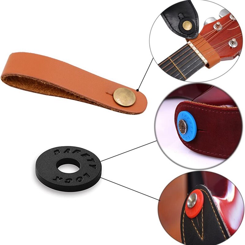 Étui Cuir Pour Médiators Guitare – Rangez Vos Picks En Style – Cadeau Idéal Pour Guitariste (Marron) - 4
