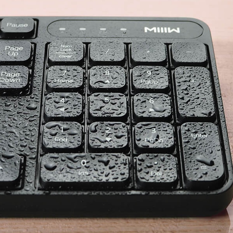 Original xiaomi MIIIW RF 2.4GHz Wireless Office Keyboard Mouse Set 104 Keys For Windows PC Compatible Portable USB Keyboard