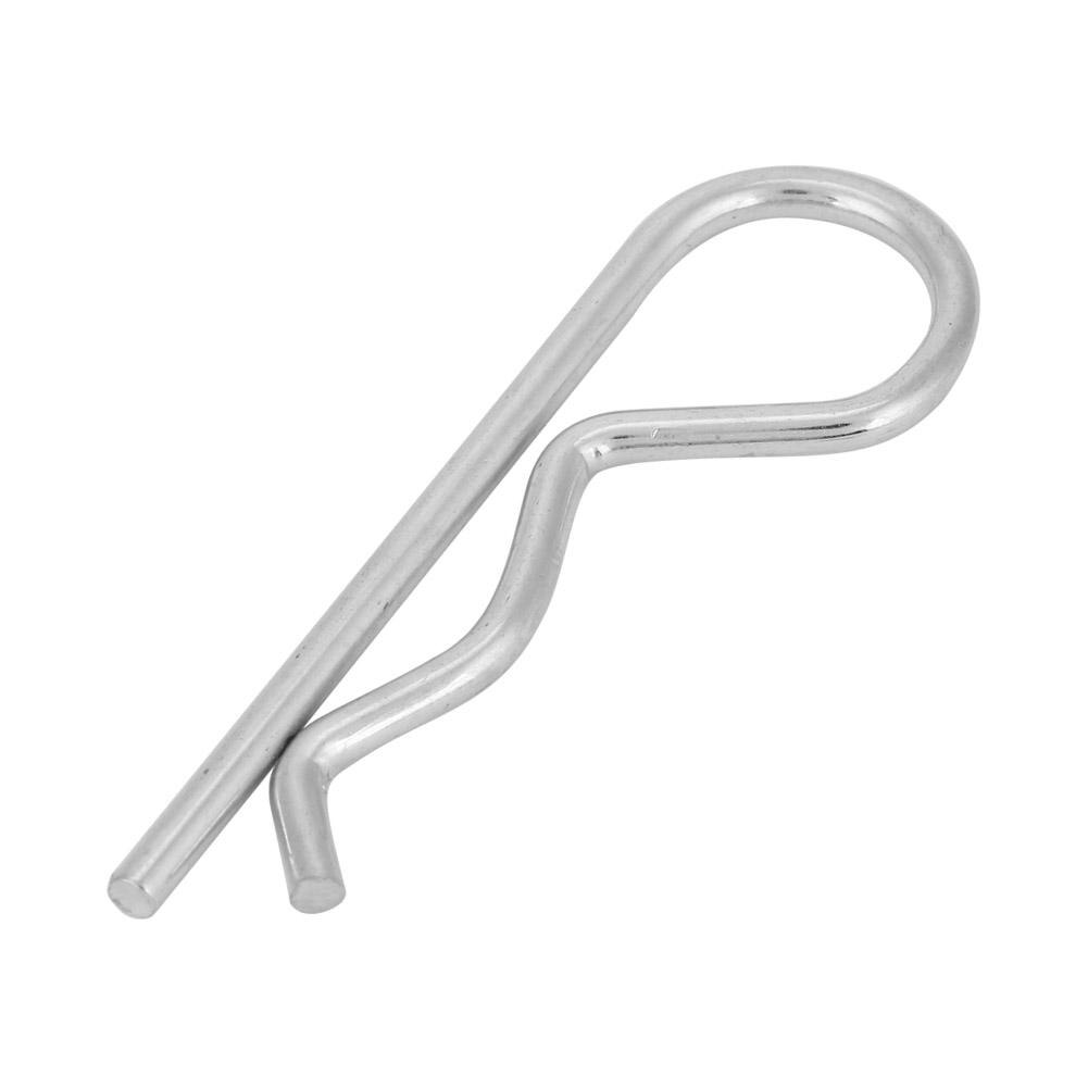 10 pièces B Type galvanisé fer pince Cotter Lente broches de retenue pinces à ressort 3*60mm/3.5*75mm/4*75mm taille en option