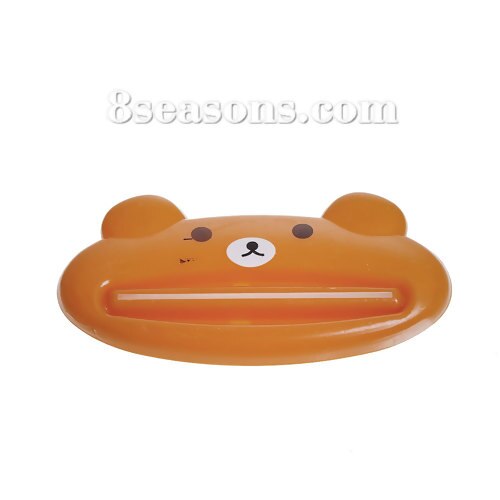 Plastic Cartoon Toothpaste Dispenser Cleanser Squeezer Extruder Bathroom Accessories Piggy / Frog / Bear / Panda 1pc