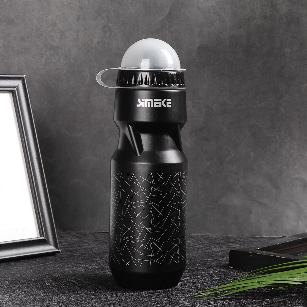 1PC 750ML Mountain Bike Water Bottle Bicycle Black Water Bottle Cup Outdoor Camping Cycling Fishing Sports Water Drink Bottle