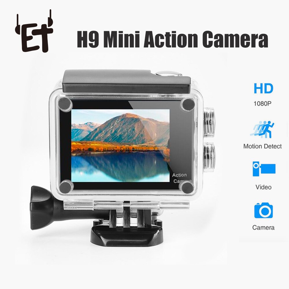 H9 Action Camera Ultra HD 4K WiFi Underwater Waterproof Video Recording Camera LCD Screen Helmet 1080p Sport Video Camcorder