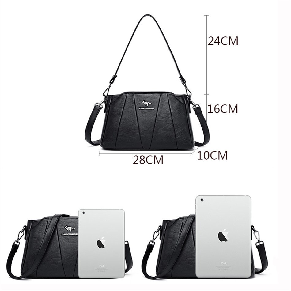 Luksusowe damskie torebki damskie torebki damskie Crossbody torby listonoszki projektant miękka skórzana torebka worek A Główny