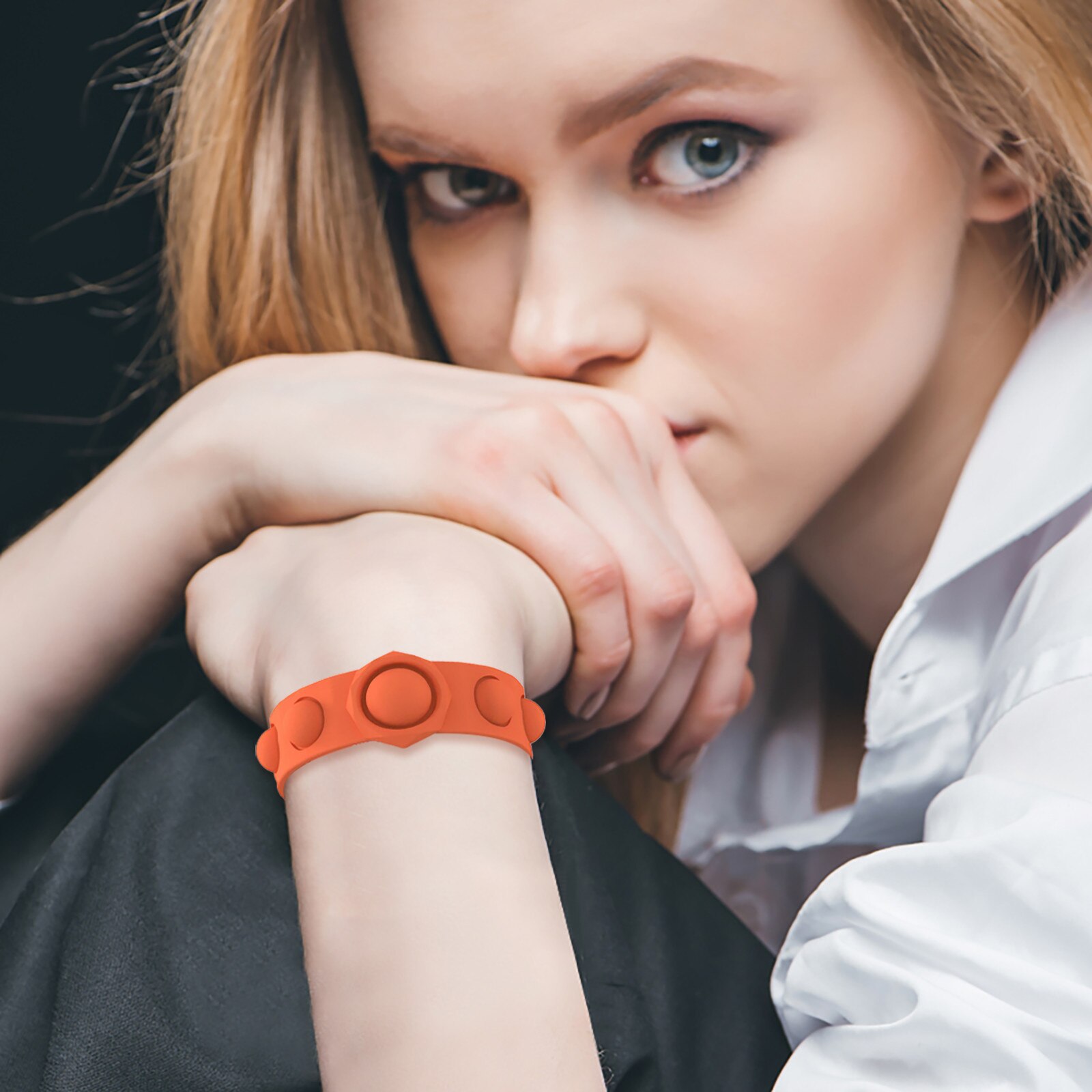Simple Dimple Fidget Toys wristband Push Bubble Fidget Sensory Toy Autism Special Needs Stress Reliever Antistress Fidget Toys