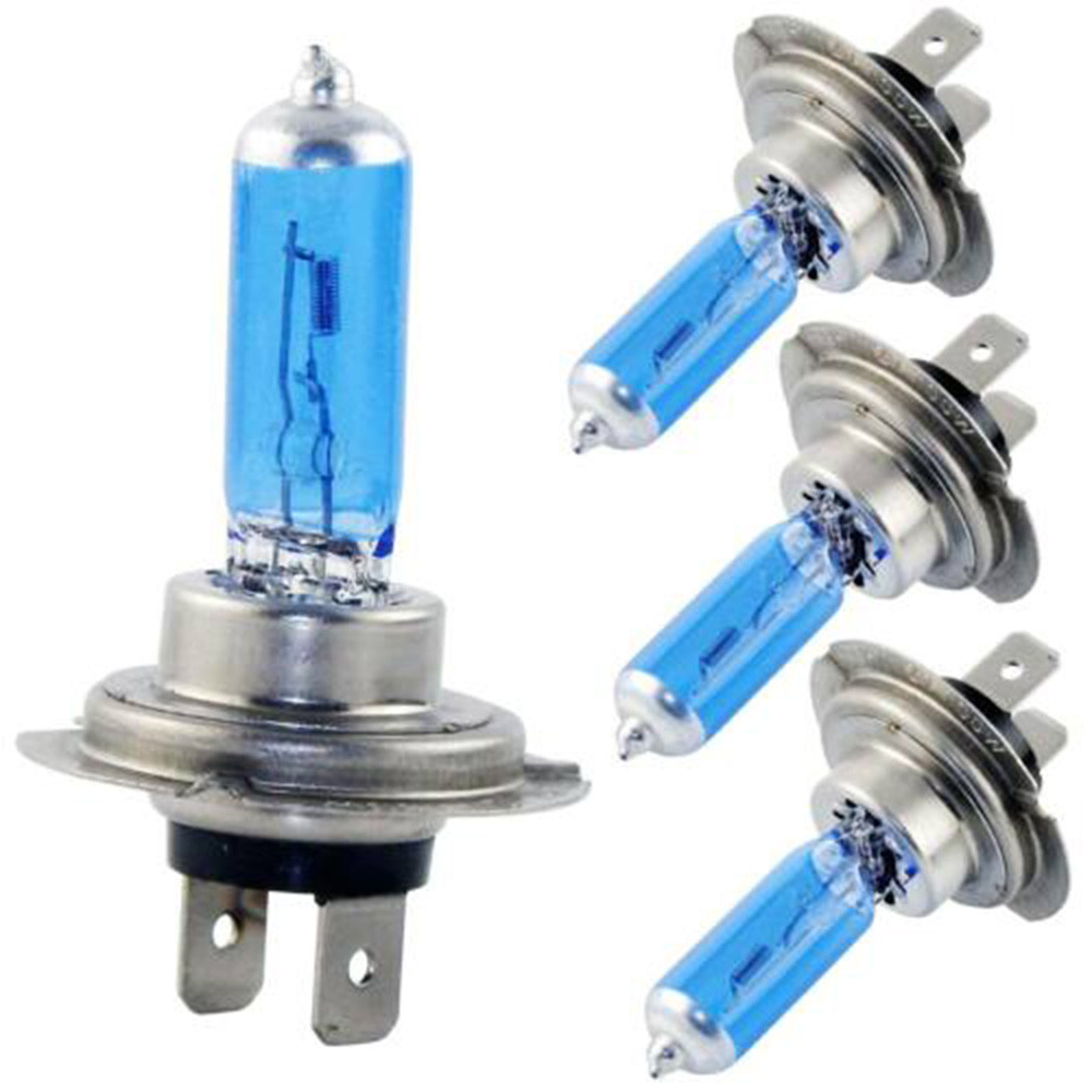 4 stücke h7 100w 4500k super helle weiße Halogenlampe 12v Autos chein werfer birne h7 Halogenlampe Autos chein werfer Ersatz birne