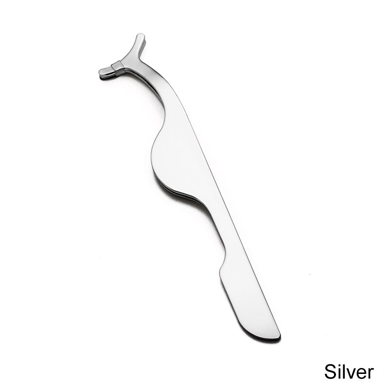 Wimpers Pincet Kleur Wimpers Curler Makeup Tools Lash Curler Nipper Rvs Golden Metal Beauty Cosmetica Instrument: silver
