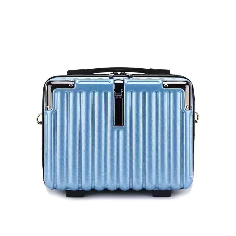 New Arrival walizka kosmetyczna przenośna mała walizka 4-calowa kosmetyczka Mini urocza walizka kosmetyczka WT663: Black