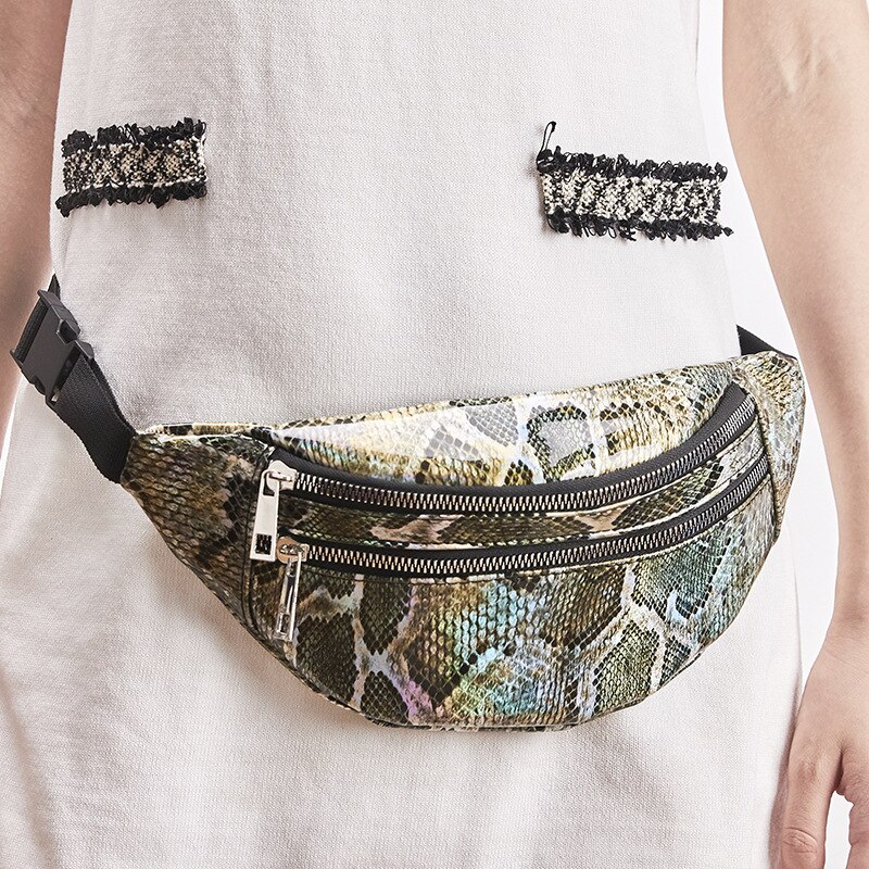 Frauen Taille Taschen Reise Gürtel Brust Telefon Taille Packungen Serpentin Weiblichen miserabel Tasche Doppel-reißverschluss Große Kapazität Heuptas: gelb