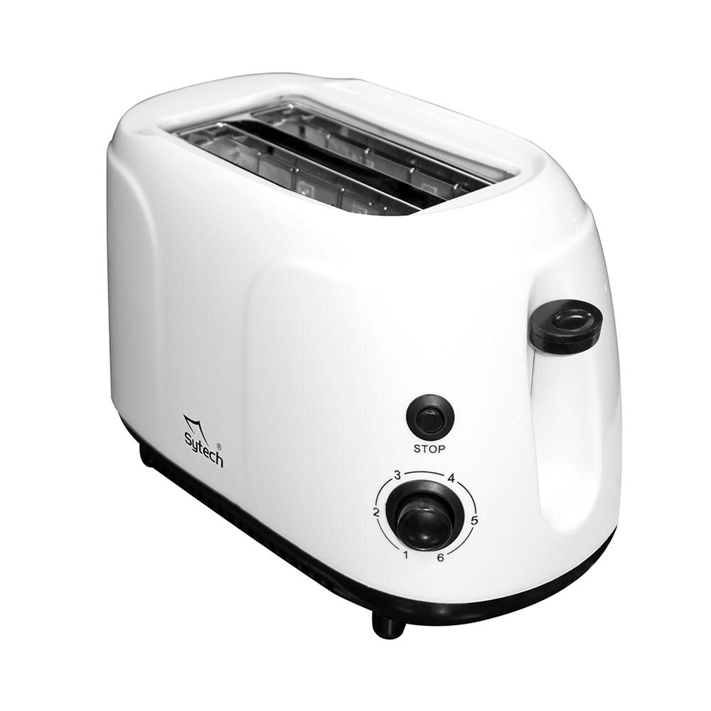 Grille-pain 2 tranches, puissant, 700W rapide, portable, blanc, plateau de casserole, antidérapant, cuisine, grille-pain, grille-pain