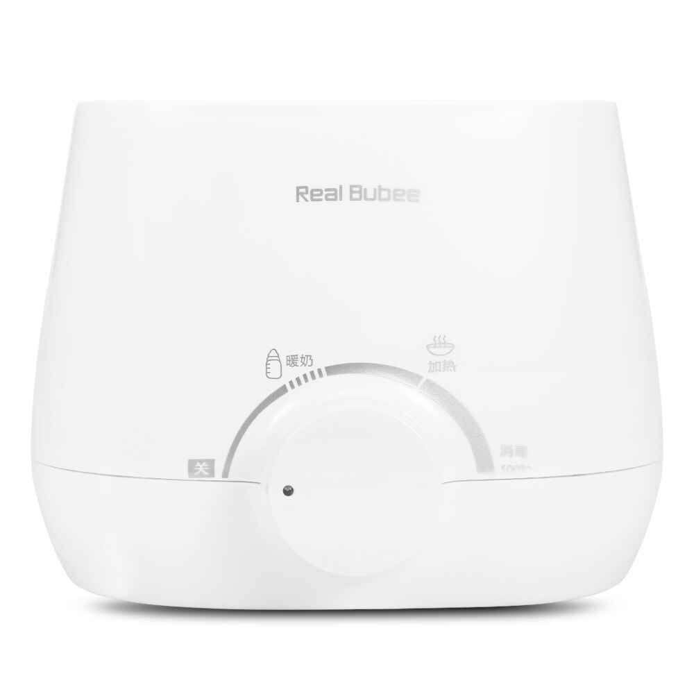 RealBubee 110V Electric Milk Food BPA Free Warmer Baby Feeding Double Bottle Sterilizer with 3 in 1 Function Mother Feeding Tool