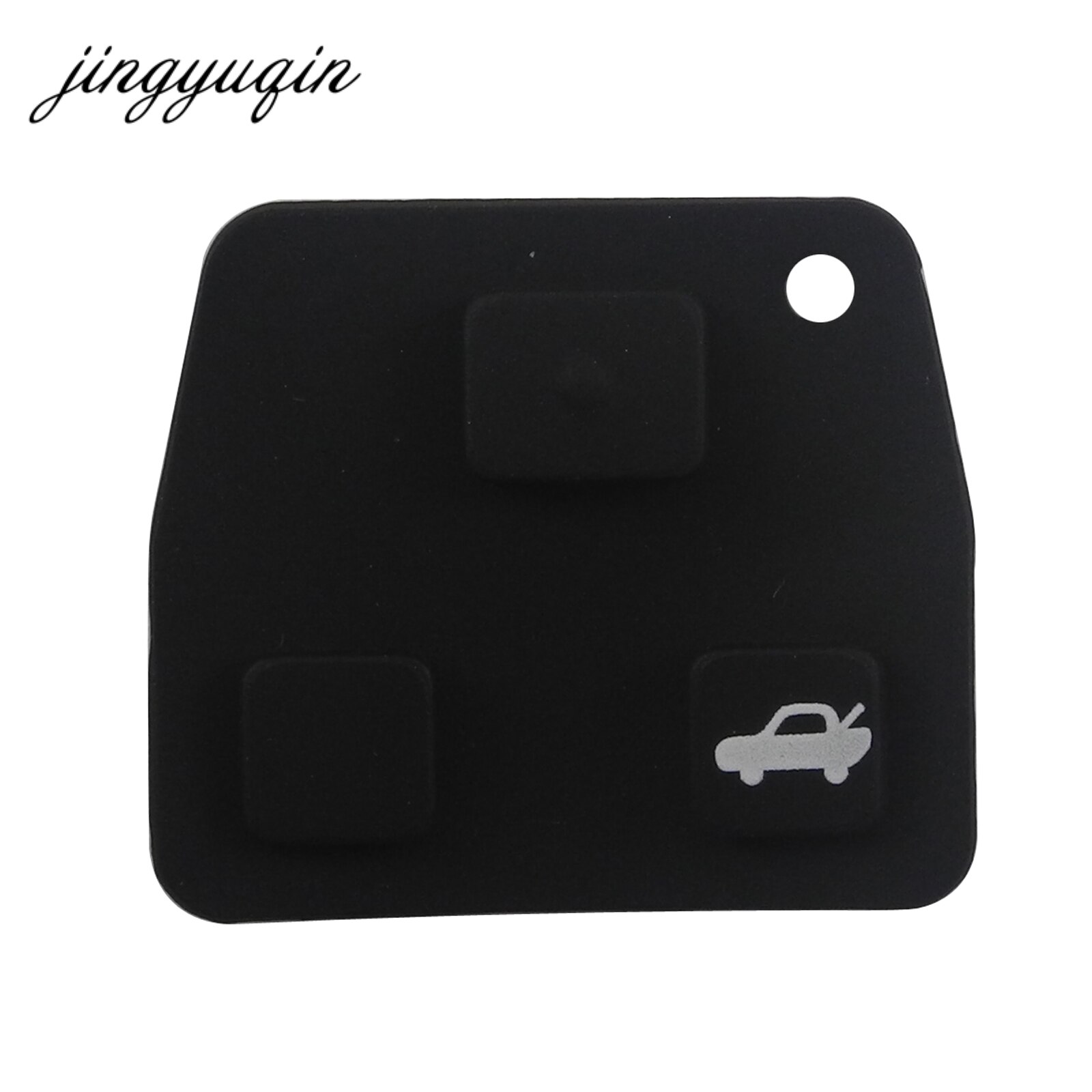 Jingyuqin 20 Stks/partij Vervanging Voor Toyota Afstandsbediening Sleutel Pad Silicon Rubber Pad 2/3 Knop Voor Lexus Afstandsbediening Sleutel pad