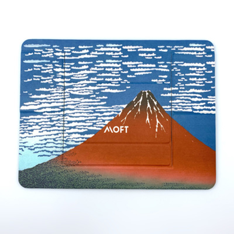 MOFT provides an instant-adjustable stand for your laptop, pad adhesive invisible folding portable stand for iPad MacBook laptop