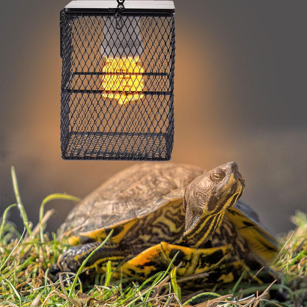 Pet supplies reptile incubator heating lamp shield reptile heating lamp shell cage protector chocadeira tortuga lizard