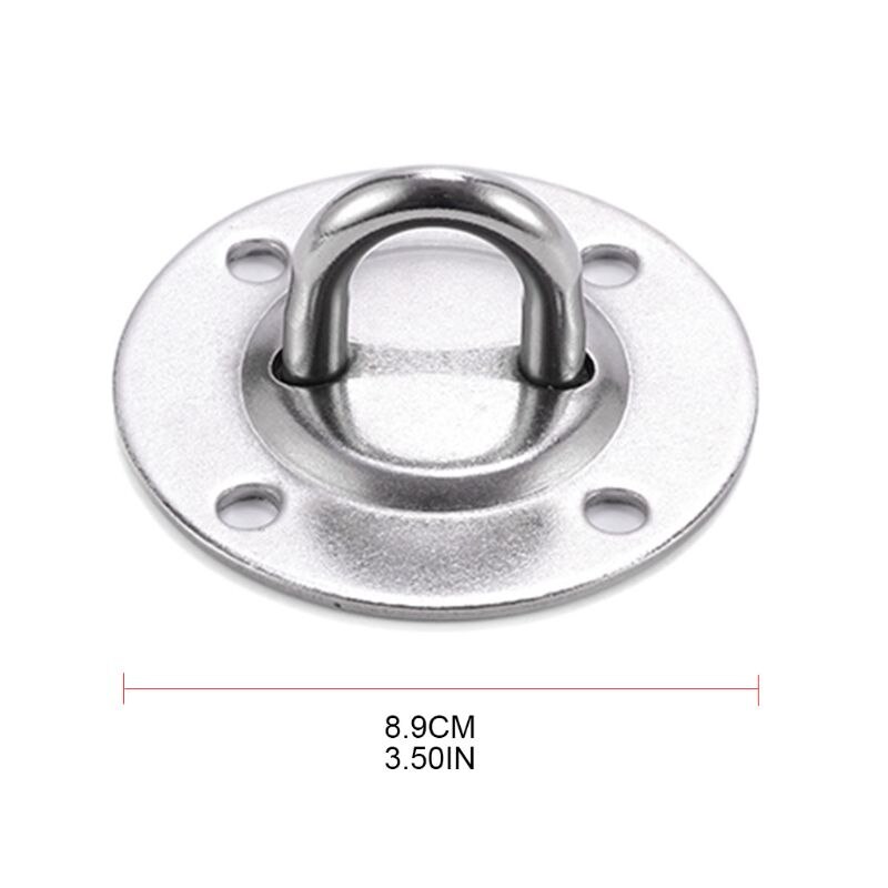in Acciaio Inox Appeso Sedia Amaca Gancio con Carico-cuscinetto Rotondo discoteca Fisso Da trekking sport tutto'aria Aperta Resistente gadget Accessori