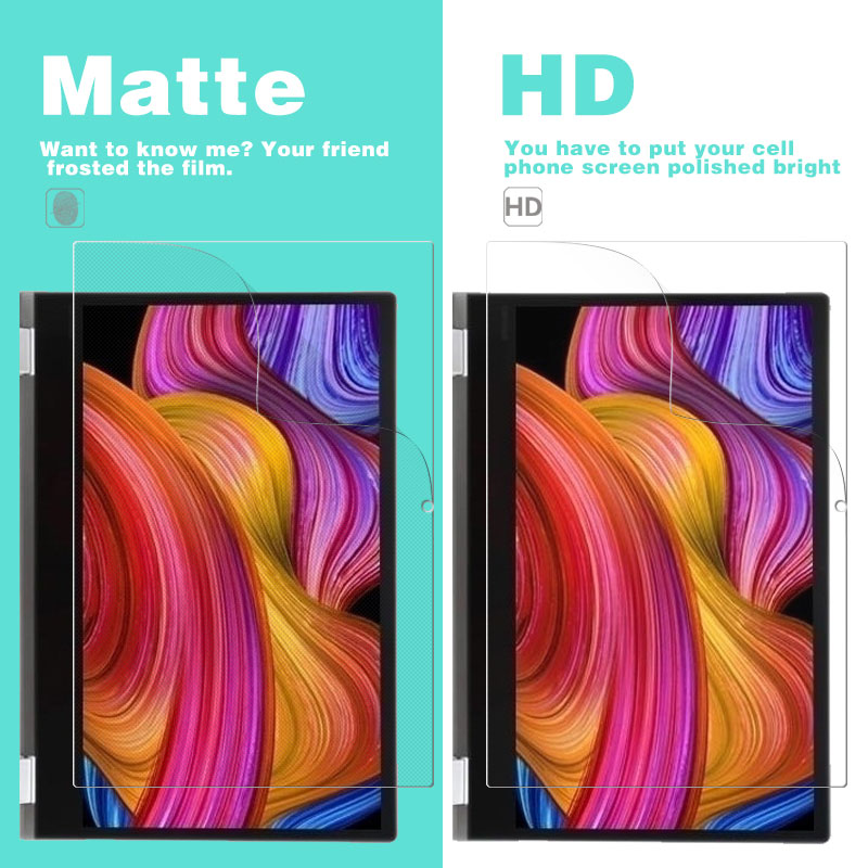 Front Anti-Glare Matte Film Voor Lenovo Yoga 530 14 Inch Hd Clear Glossy Film Screen Protector Tablet Cover film Shell Guard